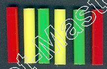 Funfair Target PLASTIC PIPE Assortment Colour Length 4 centimeter container of 100